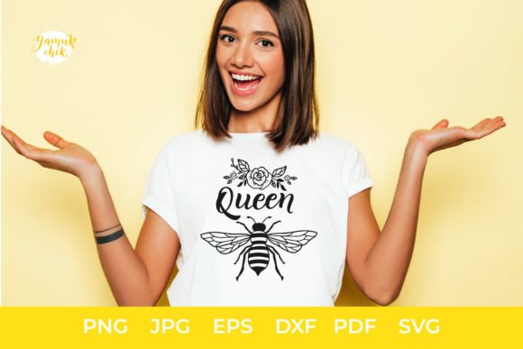 Bee SVG, Bee Queen SVG, Bee Quotes