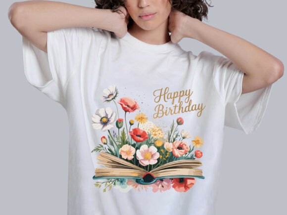 Colorful Books T-Shirt Designs